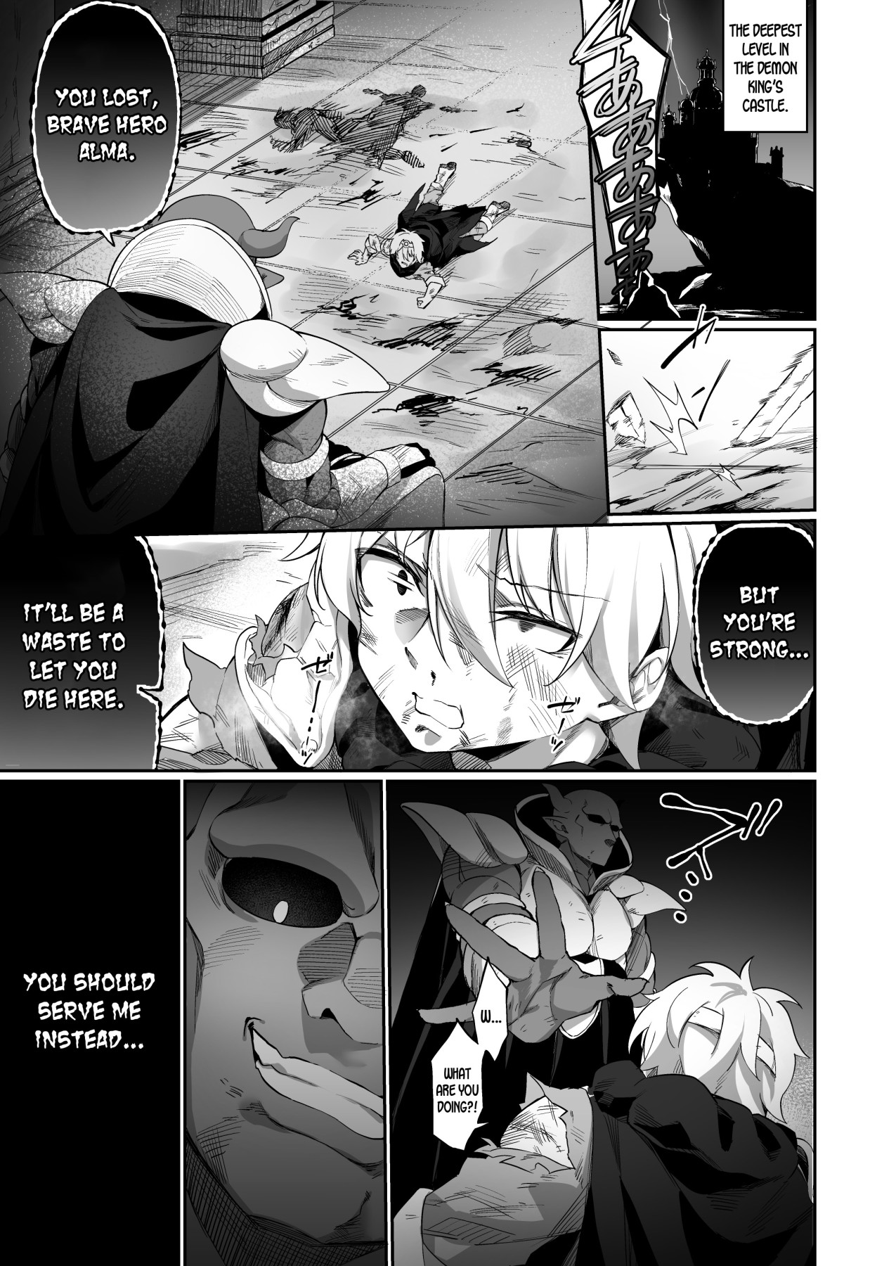 Hentai Manga Comic-A Story Of a Hero Who Lost To The Demon King And Now Has To Live This Life as a Succubus-Read-2